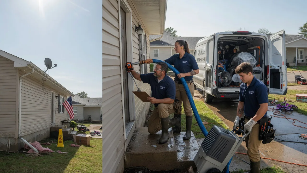Ceiling Water Damage Restoration in Clanton, AL near me